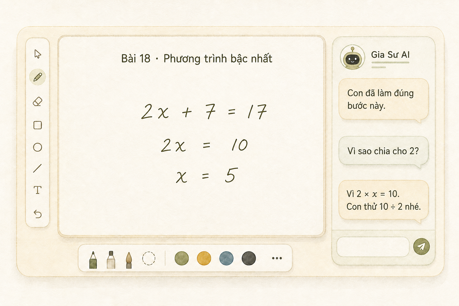 A Gia Sư AI learning space
